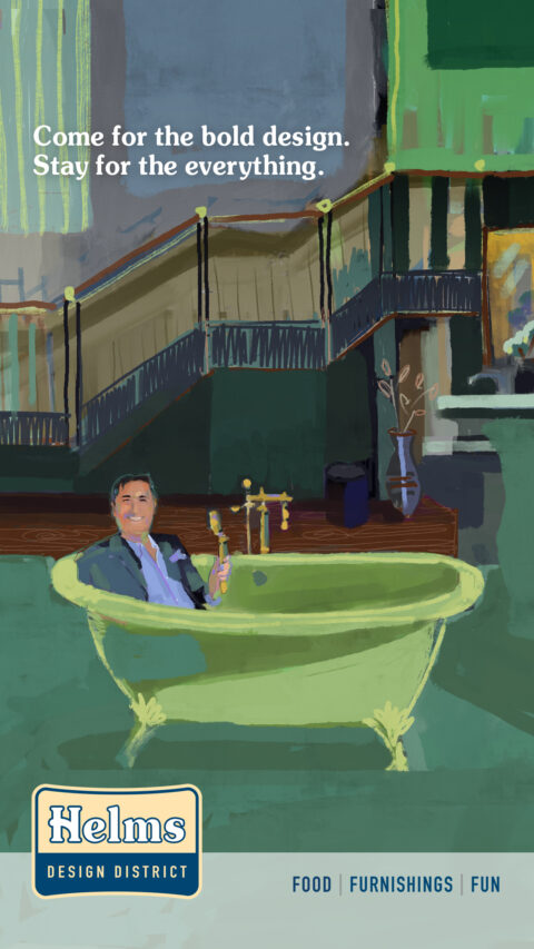 Come for the bold design.